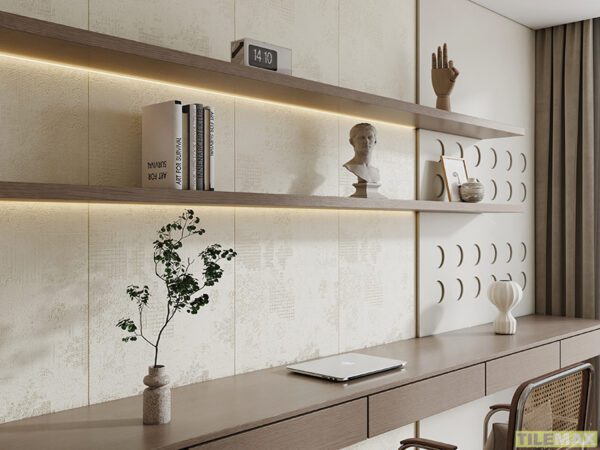 Carta Luce Bianco Office Wall on Angle