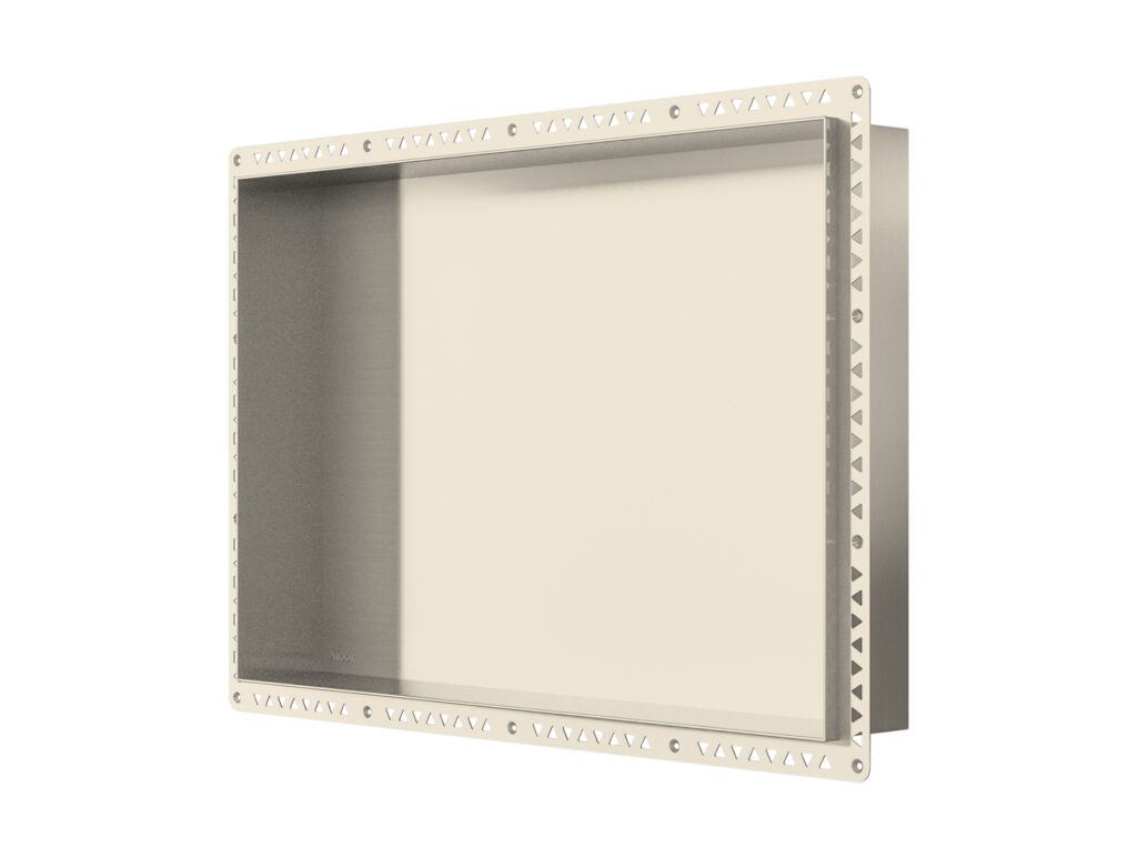 Art Anook Shower Niche 600x400mm Brushed Nickel Product Image
