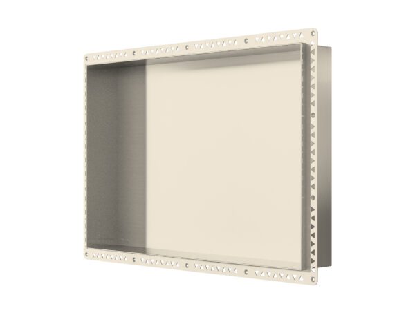 Art Anook Shower Niche 600x400mm Brushed Nickel Product Image