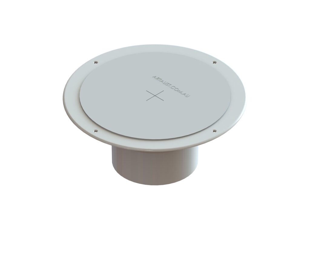 Art Puddle Flange Standard Bermuda 100mm In Pipe