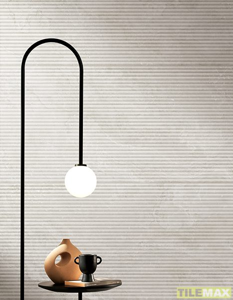 Norcia Cross Cut Light Flute Wall Close Up